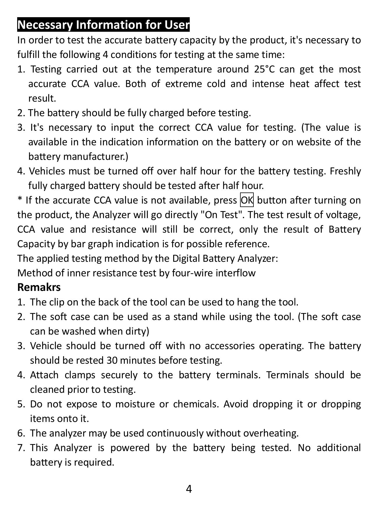 Digital Analyzer User Manual 4