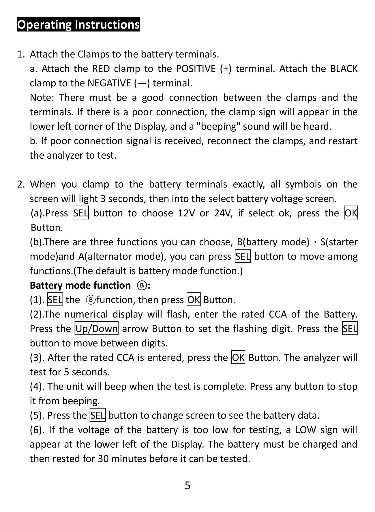 Digital Automotive Battery Analyzer 05